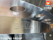 Клапан боилера теплообменного аппарата фланца ASTM A240 Gr F904L UNS N08904 нержавеющей стали