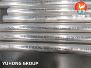 Трубка сплава никеля 200 UNS ASTM B163 N02200 безшовная для рафинадных заводов газа масла