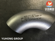 ASTM A815 WP-S UNS S32750 Бесшовная супердуплексная нержавеющая сталь 90° локоть LR B16.9