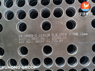 EN10025-2 S235JR Углеродистая стальная баффлевая пластина для теплообменников из оболочек и труб