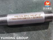 Нержавеющая сталь CL3000 ASTM A182 F316L продела нитку штуцер для высокого применения давления