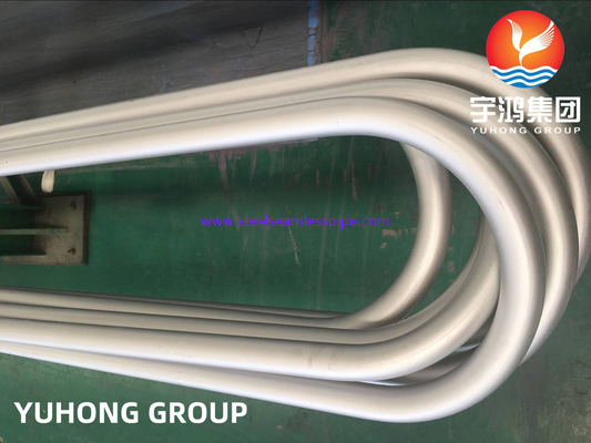 ASME SB444 Inconel 625 / UNS N06625 Никелевая сплавная сталь U Bend Seamless Tube