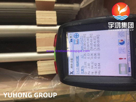 ASME SB444 Inconel 625 / UNS N06625 Никелевая сплавная сталь U Bend Seamless Tube