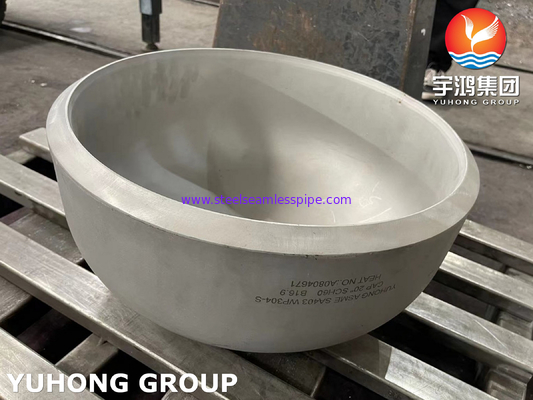 ASME SA403 WP304-S Капсула из нержавеющей стали Большой размер 40 дюймовый приспособление для труб с зажимной задницей PT