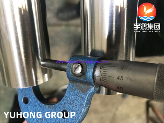 ASTM A270 TP304 Сварная труба из нержавеющей стали, ярко отжигаемая обработка, используемая в санитарных приложениях