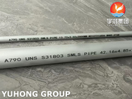 Трубы нержавеющей стали SMLS ASTM A790 S31803 коррозионная устойчивость супер двухшпиндельной высокая