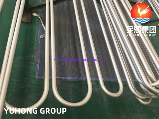 ASME SB444 Inconel 625 / UNS N06625 Никелевая сплавная сталь U Bend Seamless Tube