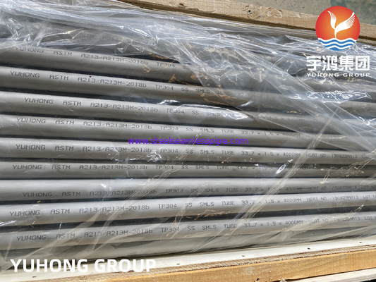 ASME SA213 TP304/304L 1.4301/1.4307 Бесшовная теплообменная трубка из нержавеющей стали