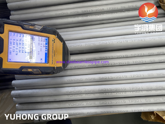 ASME SA213 TP321 1.4541 Нержавеющая бесшовная теплообменная трубка