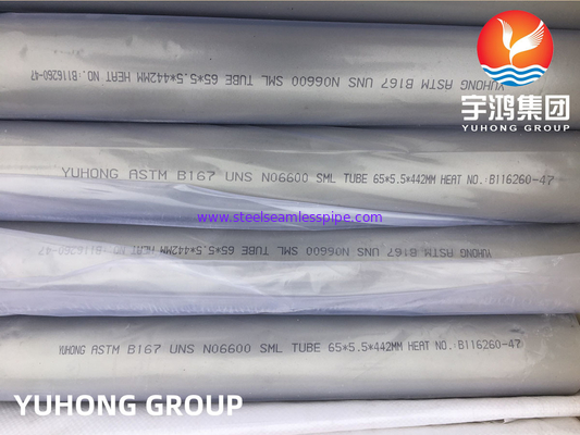 ASTM B167 Inconel 600 N06600 Никелевая сплав бесшовная труба и труба