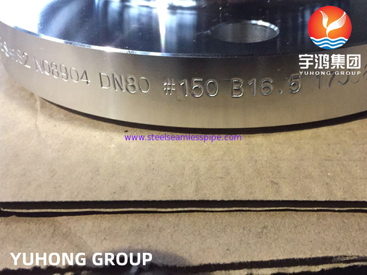 ASME SA182 F904L, UNS N08904 Нержавеющая сталь с поднятой линией B16.5