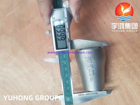 Buttweld ASME SB366 N06600 2.4816 Концентрический редуктор Inconel 600