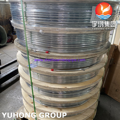 ASTM A269 TP316L Бесшовная катушка из нержавеющей стали, BA конвекционная катушка