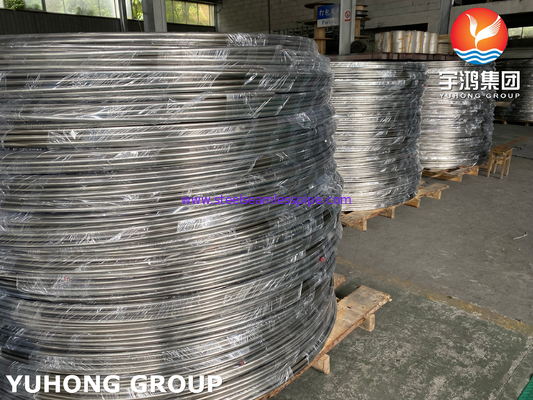 ASTM A269 TP316L Бесшовная катушка из нержавеющей стали, BA конвекционная катушка
