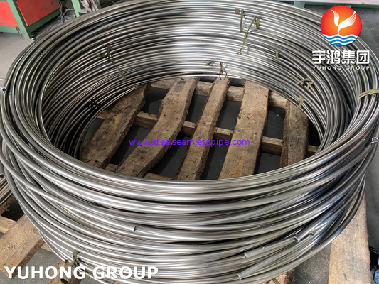 ASTM A269 TP316L Бесшовная катушка из нержавеющей стали, BA конвекционная катушка