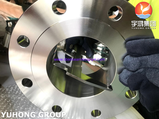 SA182 F60 / UNS S32205 Кованый дуплексный фланец из стали, приварной встык, с подъёмной поверхностью RF ANSI B16.5, для оборудования очистки сточных вод