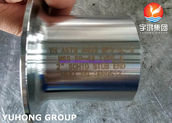 Обрезанный конец ASTM A403 WP316L-S ПЕЧАТАЕТ газу масла BW петрохимический природный газ