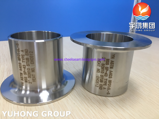 Обрезанный конец ASTM A403 WP316L-S ПЕЧАТАЕТ газу масла BW петрохимический природный газ