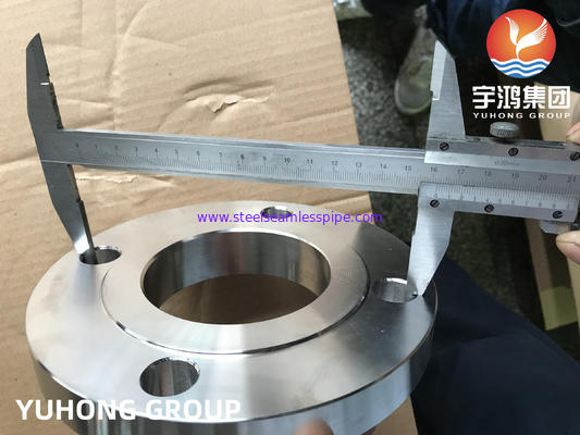 ASME A182 F304/f304L/F316 / F316L Brida de Acero Нержавеющая скользящая на фланце сварная шейка фланце RF FF