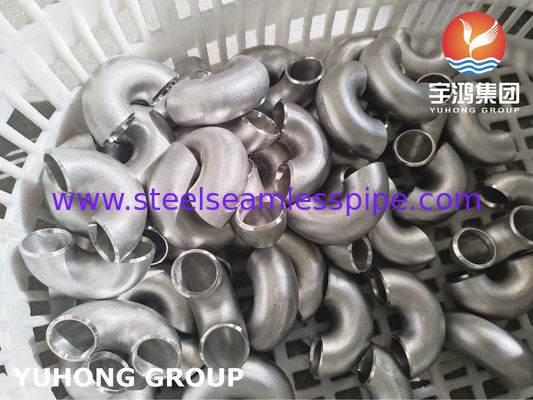 Колено Hastelloy C22 / N06022 180° LR | Фитинг для сварки встык из никелевого сплава ASTM B366 для коррозионно-активных сред