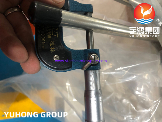 ASTM A213 TP316L Бесшовная светлая прожектованная трубка из нержавеющей стали