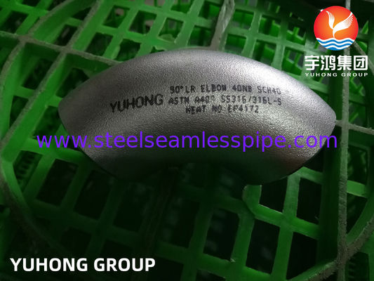 Нержавеющая сталь бесшовные трубы фитингиA403 WP304 WP304L WP316 локоть 45Deg 90Deg 180Deg 1/2" NB - 48" NB