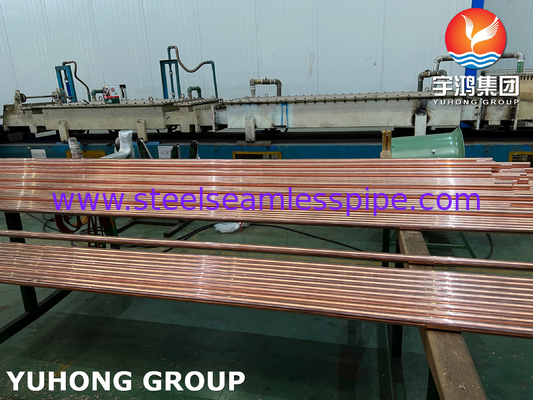 ASTM B111 C12200 Медная бесшовная теплообменная трубка