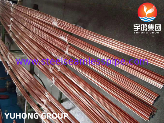 ASTM B111 C12200 Медная бесшовная теплообменная трубка