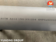 ASTM A312 труба нержавеющей стали дуплекса S31254/254SMO UNS безшовная