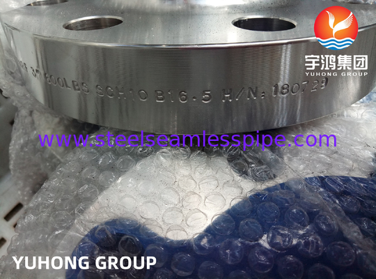 ASTM A182 F347, UNS S34700 Фланцевая шейка сварки из нержавеющей стали, поднятая сторона, ASME B16.5