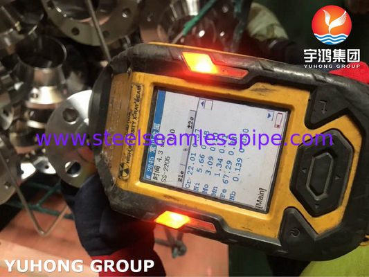 ASTM A182 F60, UNS S32205, 1.4462 Двухслойный стальной шейный фланц с сварной стороной.5