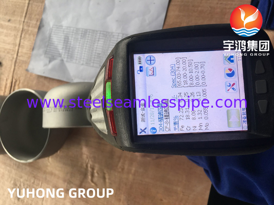 Крышки конца B16.9 нержавеющей стали штуцеров ASTM A403 WP304-S сварного соединения встык безшовные