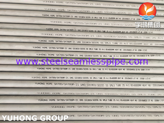 ASME SA789 / ASTM A789 S32205 Дуплексные трубы из нержавеющей стали