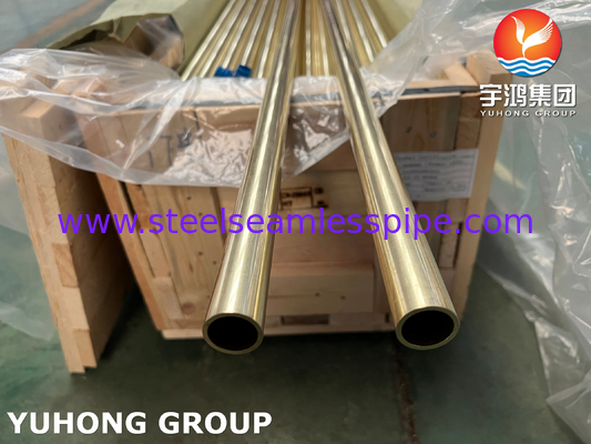 ASME SB111 C44300 / CuZn28Sn1 / CZ111 Медленная бесшовная конденсационная трубка