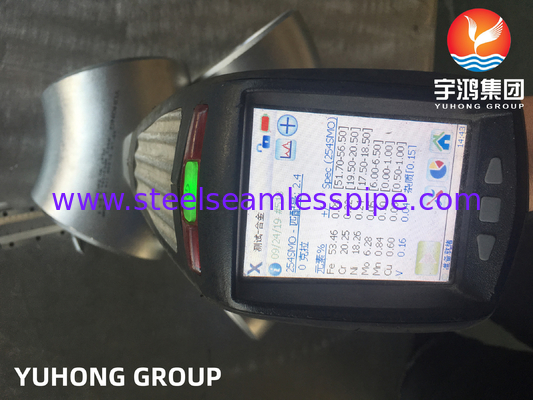 ASTM A403 / ASME SA403 WPS31254 Нержавеющая сталь бесшовная установка локтевой заднеприводной сварки B16.9