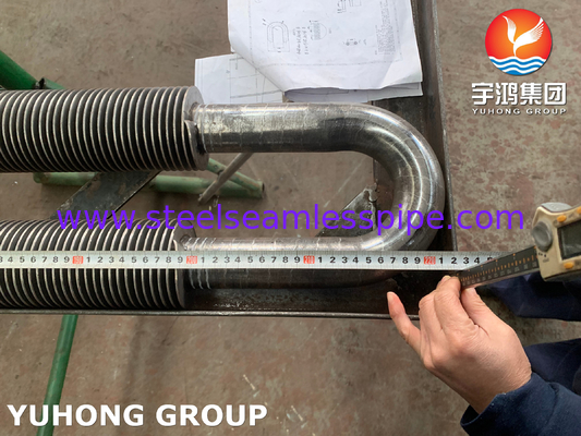ASTM A106 HF сварная сталь углеродистая B U Bend Fin Tube для теплообменника