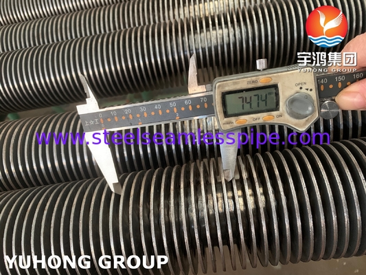 ASTM A106 Gr.B Углеродистая сталь HFW U Bend Fin Tube для службы высокого давления