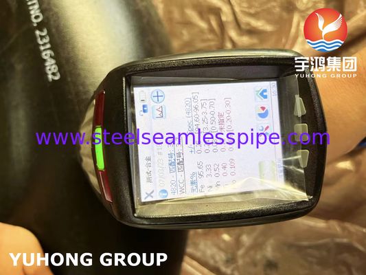 Стальной фитинг ASTM A420 WPL3 низкотемпературный с длинным радиусом для сварки встык
