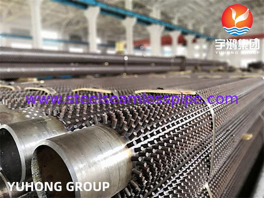 ASTM A213 Сплавная сталь Бесшовная трубка T22 с застежкой, Tubo Aletado