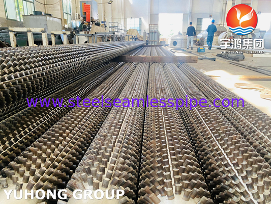 ASTM A213 Сплавная сталь Бесшовная трубка T22 с застежкой, Tubo Aletado