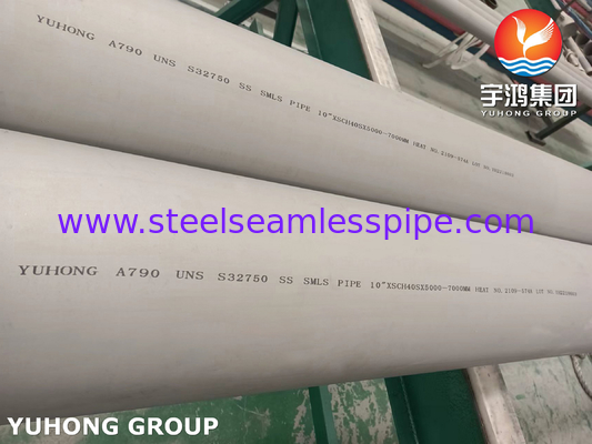 ASTM A790 S31803, S32750, S32205, S31254 Дуплексные стальные трубы для промышленных применений
