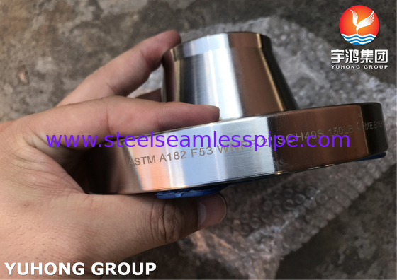 Сверхдвойные стальные фланцы ASTM A182 F53, UNS S32750 Фланцы сварной шеи, RF, FF, B16.5
