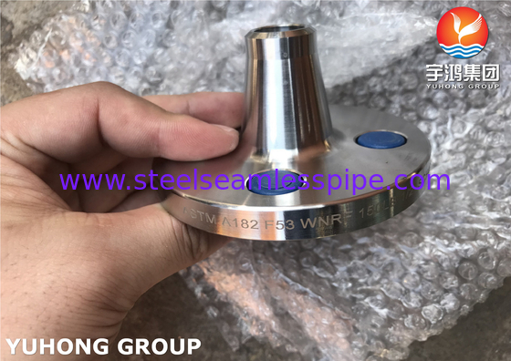 Сверхдвойные стальные фланцы ASTM A182 F53, UNS S32750 Фланцы сварной шеи, RF, FF, B16.5