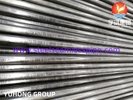ASME SA213 T9 9Cr1Mo Сплавная сталь Бесшовный U Bend Heat Exchanger Tube