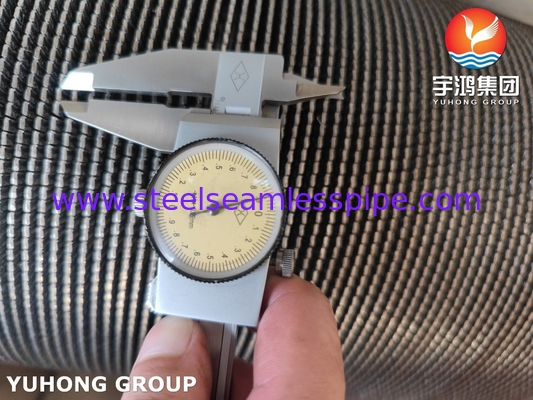 HFW Serrated Fin Tube ASTM A312 TP347 Экономизатор с высокой эффективностью передачи тепла