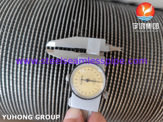 HFW Serrated Fin Tube ASTM A312 TP347 Экономизатор с высокой эффективностью передачи тепла
