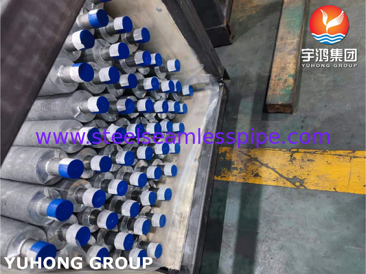 ASTM B163 Incoloy 825 Nickel Alloy Steel Fin Tube G Type Fin для сверхнагревателей
