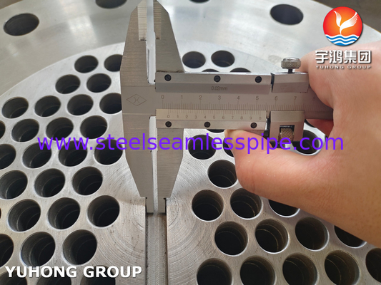ASME SA516 Gr.70N Углеродистая стальная трубчатая плита для теплообменника