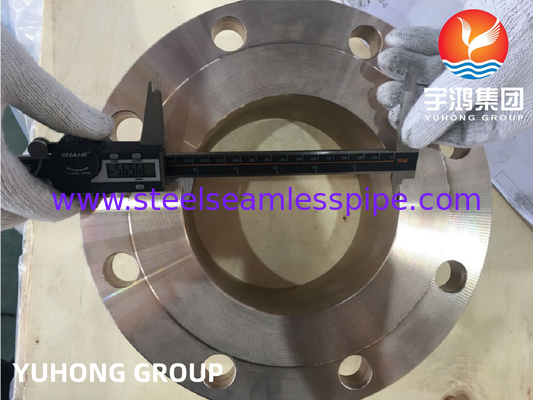 ASTM B151 C70600 Медь Никель Сплав кованный фланц Сварная шея поднятая сторона B16.5 для трубопровода