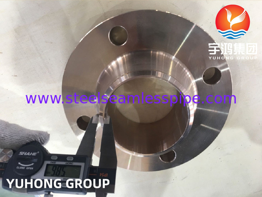 ASTM B151 C70600 Медь Никель Сплав кованный фланц Сварная шея поднятая сторона B16.5 для трубопровода